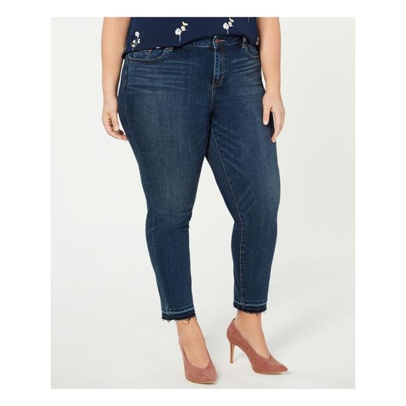 Pantalon Coupe Skinny Two By Vince Camuto - Marron - Taille L - Femme